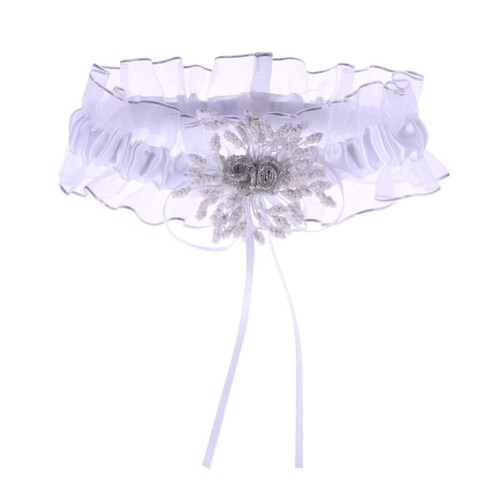 Giarrettiera sposa raso - giarrettiera, da