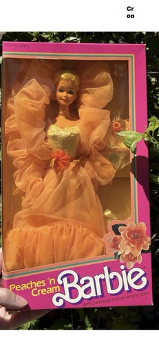 Barbie bambola pesche panna - barbie,
