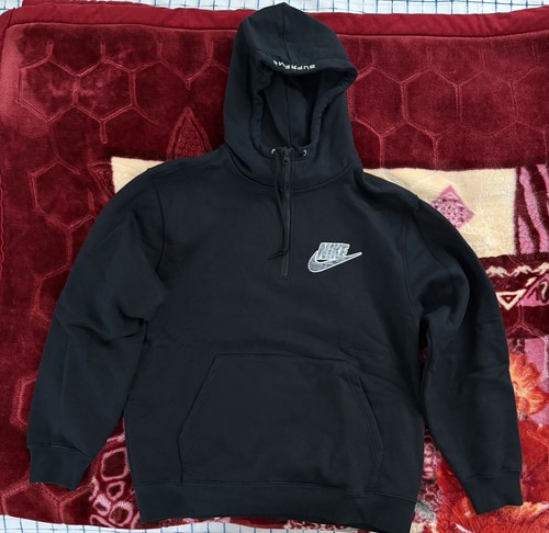 Felpa supreme nike mezza - felpa, zip
