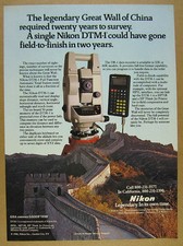 Pubblicità Nikon DTM-1 1986