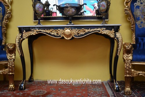 Console con specchiera laccate