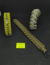 3 Bracciali In Paracord 18 Cm