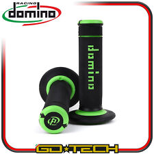 MANOPOLE DOMINO A190 MOTO CROSS ENDURO MOTARD Nero Verde OFF ROAD X-TREME