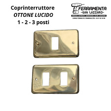 PLACCA OTTONE LUCIDO