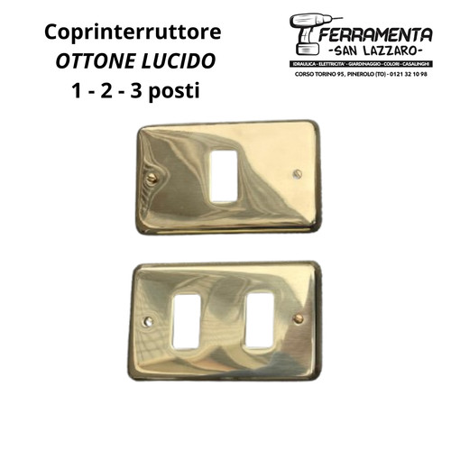 Placca ottone lucido - ottone,