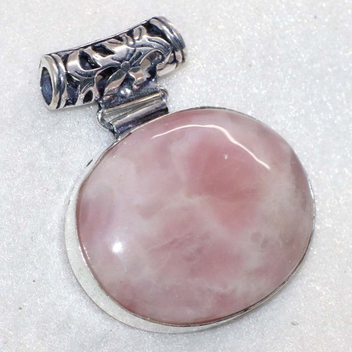 Ciondolo quarzo rosa - , enorme