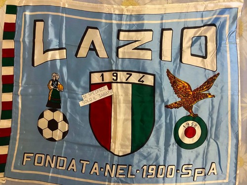 Bandiera lazio vintage 1974 - bandiera,