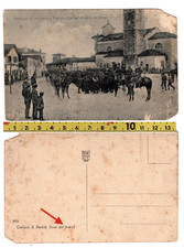 cartolina TURRIACO prigionieri Austriaci da un'offensiva nel Carso -censura 1917
