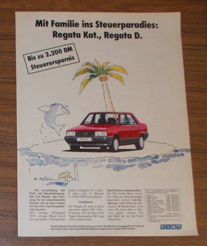 Rara pubblicità fiat - rara,