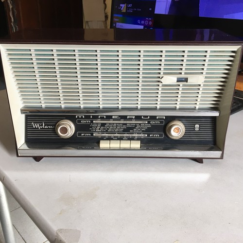 Radio valvole minerva milano - radio, a