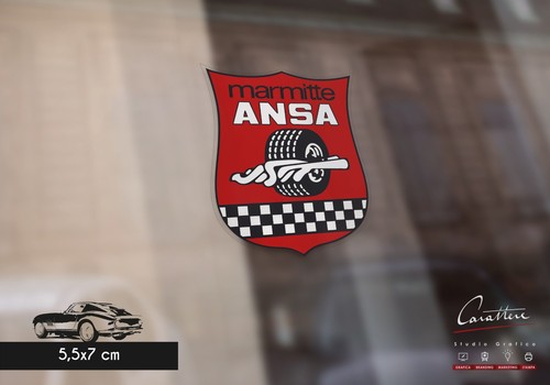 Adesivo vintage marmitte - adesivo, ansa