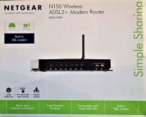 Netgear modem router - netgear, n150
