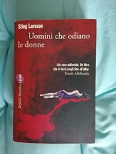 STIEG LARSSON - UOMINI CHE ODIANO LE DONNE - MARSILIO GIALLO SVEZIA 2008