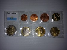 SAN MARINO  SERIE 8 MONETE