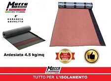 GUAINA BITUMINOSA 4,5 KG MQ ARDESIA 10mt MEMBRANA ARDESIATA TETTO GAZEBO CATRAME