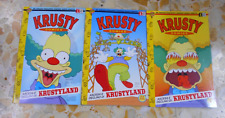 KRUSTY COMICS 1-2-3 SERIE COMPLETA SIMPSONS COMICS MACCHIA NERA OTTIMI RARI!!