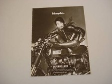 advertising Pubblicità 1973 MOTO TRIUMPH TRIDENT