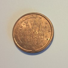 2 centesimi Spagna 2001 - monete euro, circolata