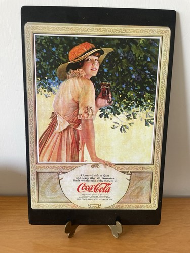 Coca cola targa pubblicitaria - coca,