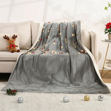 Coperta Riscaldante Elettrica per Letto Con Spegnimento Automatico Protezione Co