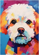 Faccia di Bichon Frise Puzzle