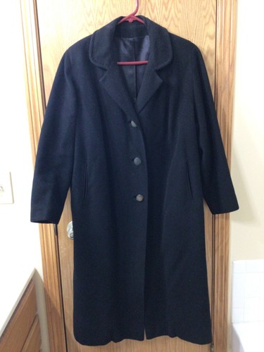 Cappotto lungo nero 100 - %, puro