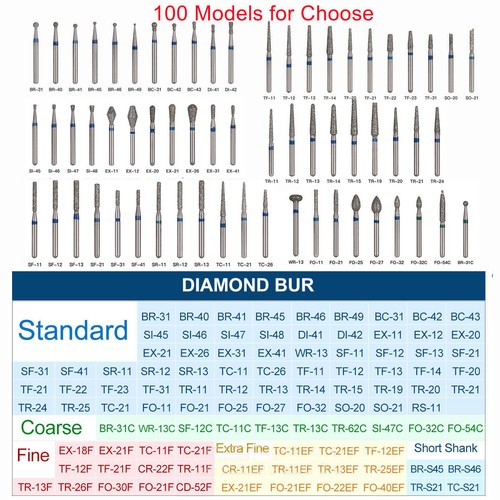 200x dental frese diamantate - 200x,