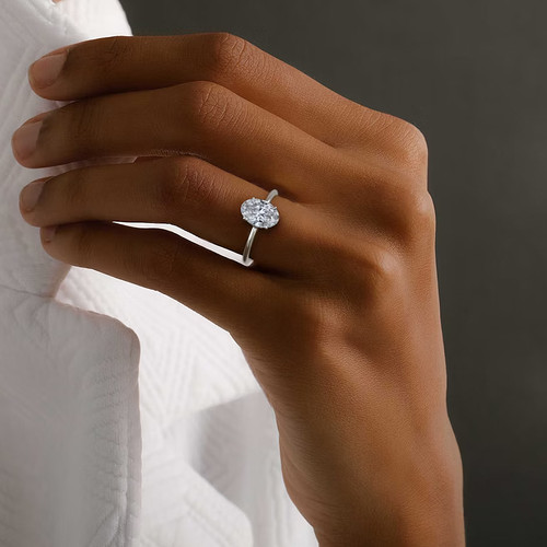 Anello fidanzamento oro - di,