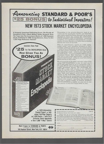 Standard poor s 1973 - standard,