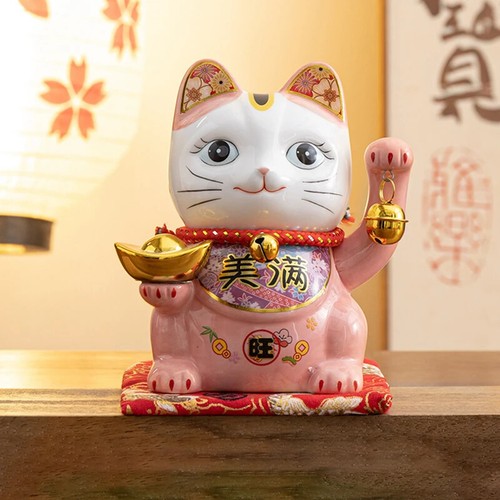 Salvadanaio gatto statuina