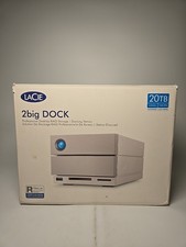Lacie 2big Dock Thunderbolt 3 archiviazione RAID professionale 20 TB