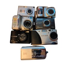 Lotto 7 macchine fotografica digitale fotocamera nikon kodak casio fujifilm