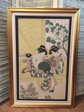 Quadro Giapponese Dipinto su Seta