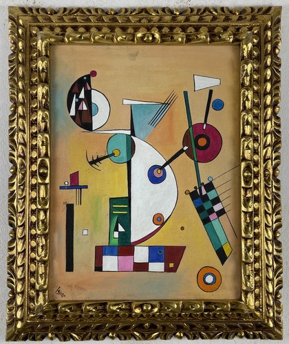 Wassily kandinsky olio - su, tela