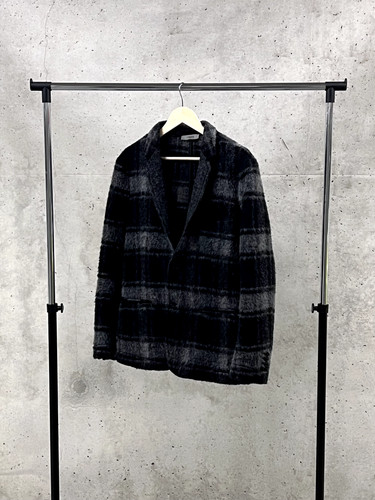 Blazer gaudi check grigio lana - gaudi,