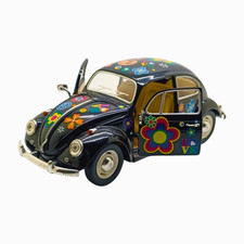 Modellino Auto VW Maggiolino Hippy scala 1:24 Kinsmart due Aperture metallo