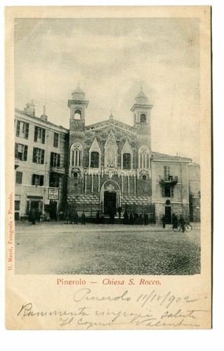 1902 pinerolo chiesa - pinerolo,