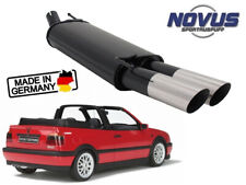 Scarico Sportivo Marmitta Terminale 2x76mm Golf 3 4 Cabrio 1.6 1.8 1.9TDI 2.0i