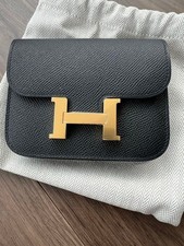 Hermes Constance Slim Nero Oro
