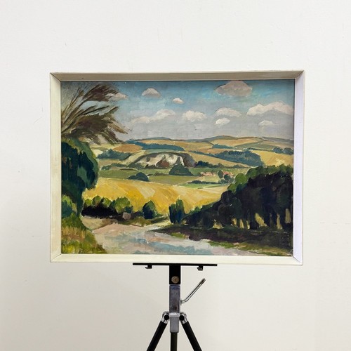 Quadro olio mid - olio, mid-century