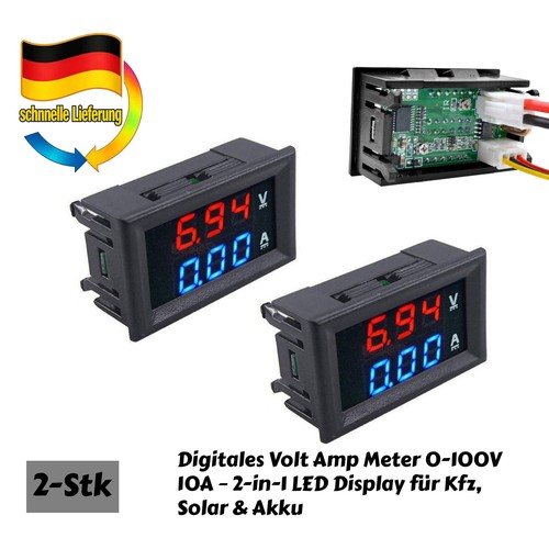 Dc0 100v 10a voltmetro - dc0-100v,
