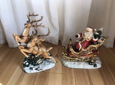 Set Babbo Natale in porcellana