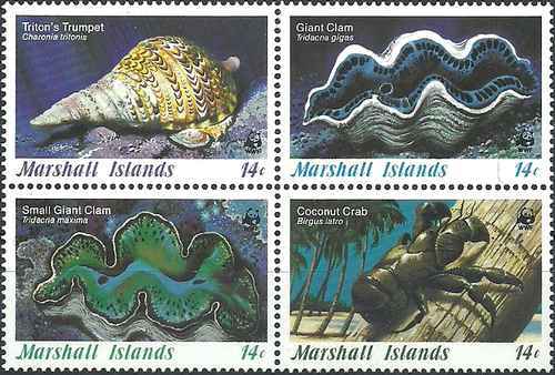 Timbres faune marine - timbres,