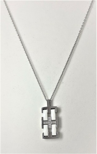 Collana uomo con - piastra, in