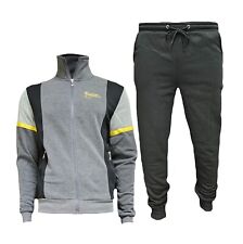 TUTA UOMO INVERNALE FELPATA CALDA HOMEWEAR PIGIAMA SPORT PANTALONI FELPA CON ZIP