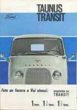 DEPLIANT BROCHURE FORD TRANSIT TAUNUS FURGONE (D24)
