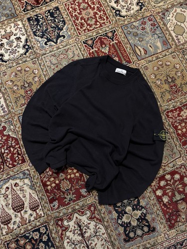 Felpa stone island total - total, black