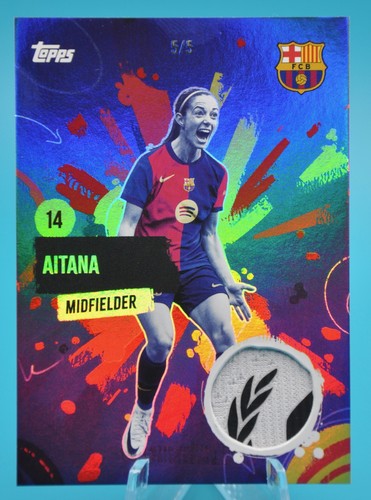Patch topps fc barcelona - 5/5,