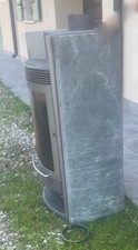 stufa a legna in acciaio usata