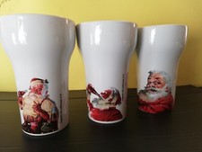 COCA COLA COKE 3 BICCHIERI